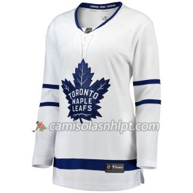 Camisola Toronto Maple Leafs Blank Adidas Branco Authentic - Mulher